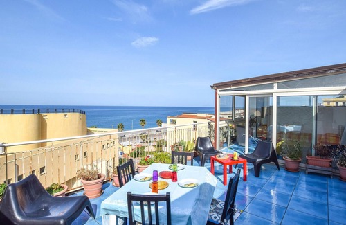 Capo d'Orlando Apartment | Cozy Oceanfront Apartment Steps from the Beach