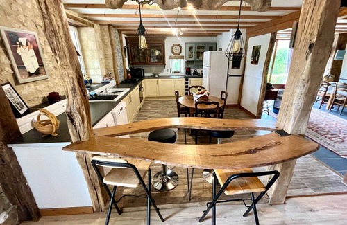 Courgeac House | Exquisite Barn Conversion with Private Pool & Family Amenities