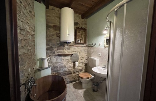 Bonzeto House | Inviting Barn Conversion with Shared Pool & Mountain Views