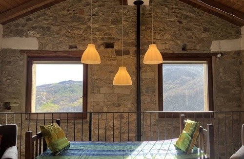 Bonzeto House | Inviting Barn Conversion with Shared Pool & Mountain Views