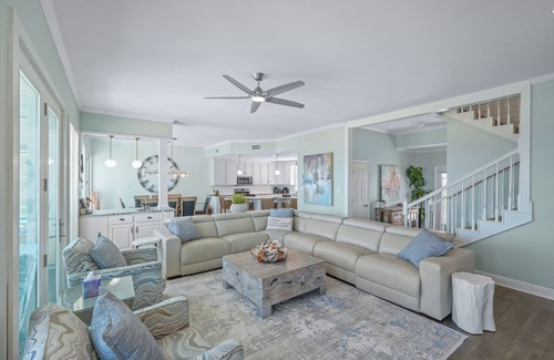 Gulf Shores House | Private Beachfront Retreat with Game Room & Ocean Views