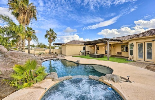 Desert View Village House | Relaxing Cave Creek Oasis with Pool & Hot Tub Retreat