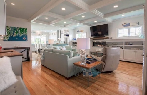 Newport East House | Coastal Retreat with Ocean Views & Spa Near Beaches