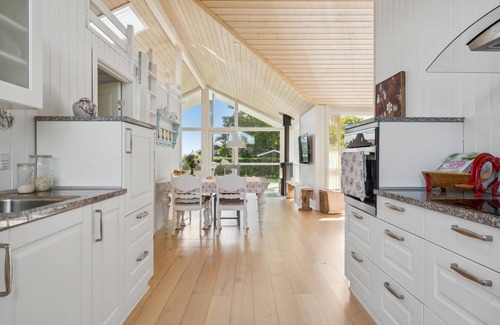 Hvidbjerg Strand House | Inviting Cottage with Hot Tub and Ocean Views