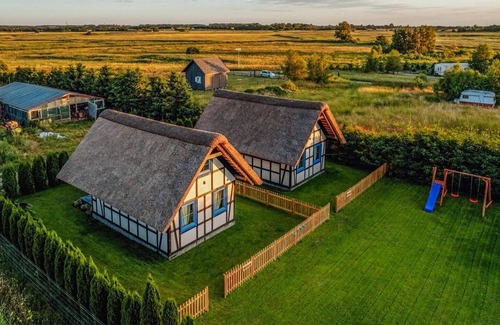 gmina Bedzino House | Idyllic Lakefront House with Spa and Ocean Views