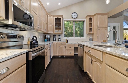 Kaleva House | Stunning Lake House 200' of Lakefront with Kayaks Game Room