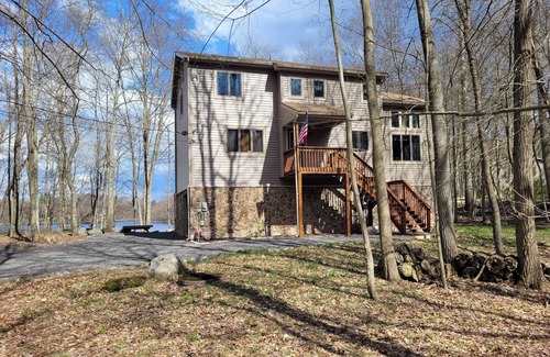 Gouldsboro House | Beautiful Lakefront Home in Big Bass Lake Community