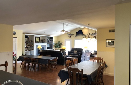 Lake Ozark House | Ideal Lakefront Retreat: Private Deck, Dock & Pool Access