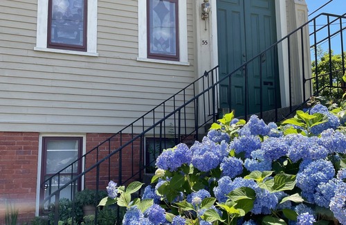 Noank House | Unique 1902 Gothic Chapel Loft in Seaside Village
