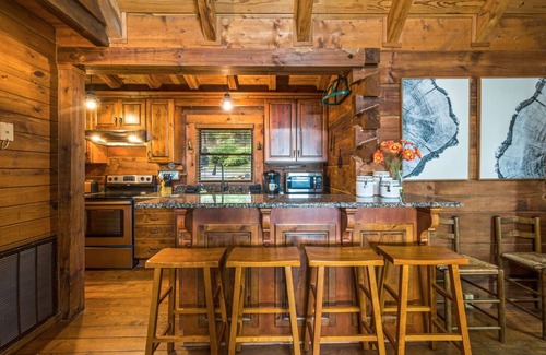 Sevierville Cabin | Mountain View Cabin with Hot Tub & Hiking Trails Await!