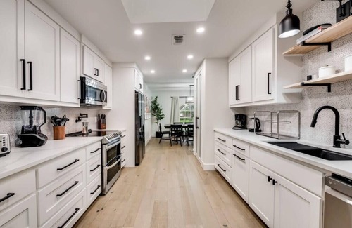 Plano House | Modern Rustic Retreat with Pool and Family Amenities