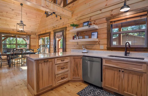 Walnut Mountain Cabin | Inviting Mountain Retreat with Hot Tub & Game Room