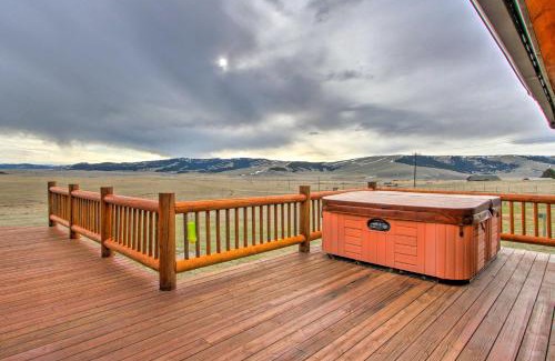 Philipsburg House | Scenic Mountain-View Ranch with Hot Tub & Family-Friendly Amenities