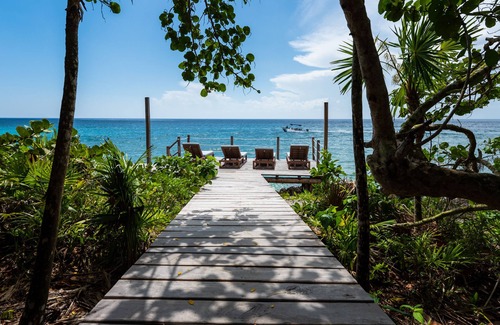 Colonia Andres Villa | Oceanfront Villa Alma: Top-rated Oasis with Pool & Hot Tub