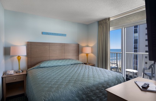 Arcadian Shores Resort | Ocean View 2 Bedroom Condo with Pool and Spa Amenities