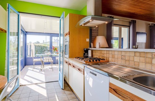 Saint-Germain-sur-Ay House | Stunning private villa for 4 guests with WIFI, TV, terrace and pets allowed