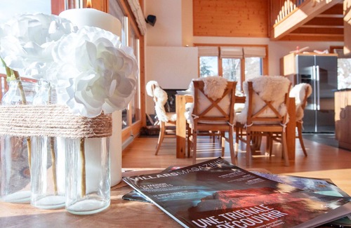 Barboleusaz House | Stunning private villa for 8 guests with WIFI, TV and terrace