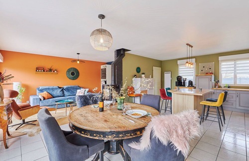 Portbail House | Cozy Private Villa for Two with Oceanfront Terrace