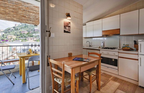 Camogli Apartment | Inviting Sea View Apartment with Terrace in Camogli