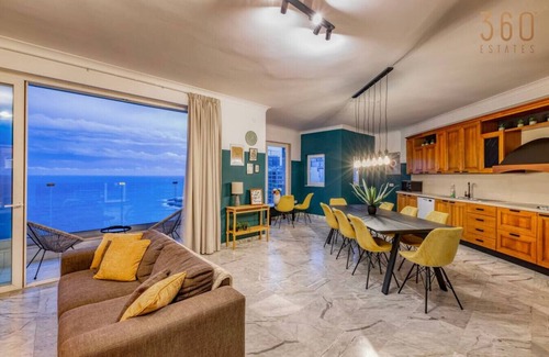 Tower Road Apartment | Seafront 3BR Home in Vibrant Sliema with Great Amenities