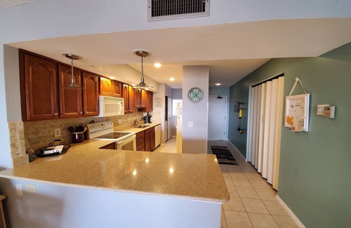 Ruskin Condo | Relaxing 2/2 Condo with Ocean View & Walk to Dining