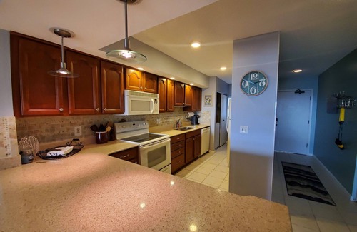 Ruskin Condo | Relaxing 2/2 Condo with Ocean View & Walk to Dining