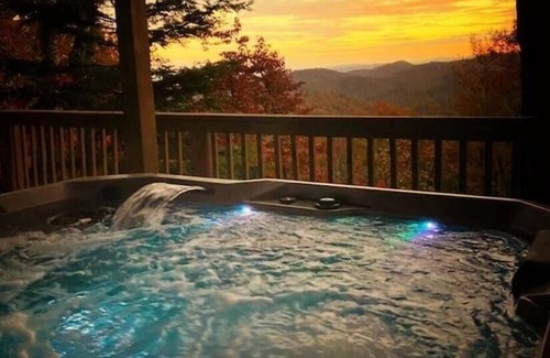 Boone House | Unforgettable Getaway with Theatre, Sauna & Hot Tub Access