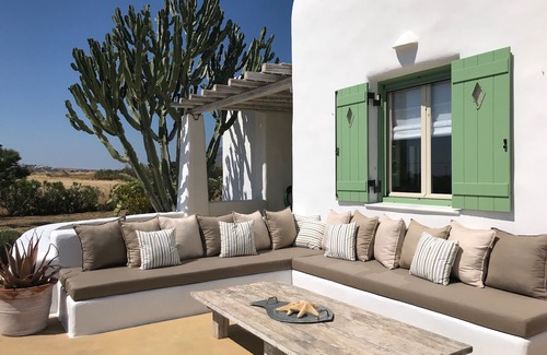 Paros Villa | Elegant Villa with Pool and Oceanfront Views