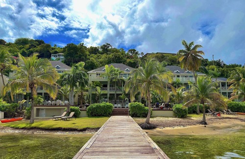 Bouvet Island Apartment | Serene Waterfront Suite in Antigua's English Harbour