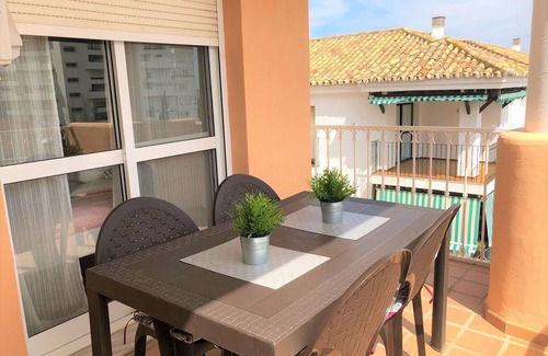 Arroyo de la Miel Apartment | Stylish Terrace Apartment in Arroyo De La Miel - Rated 9.6