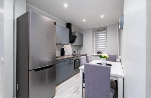 Vilkaviskis Apartment | Modern Apartment for 4 with WiFi and Hot Tub Access