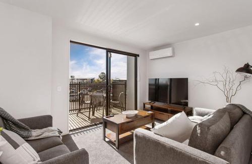 Addington Apartment | Bright and Modern 3-Bedroom Retreat with Garage Access