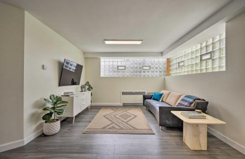 North Park Apartment | Bright Garden-Level Apartment with Fireplace & Spa Access
