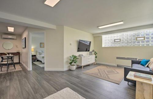 North Park Apartment | Bright Garden-Level Apartment with Fireplace & Spa Access
