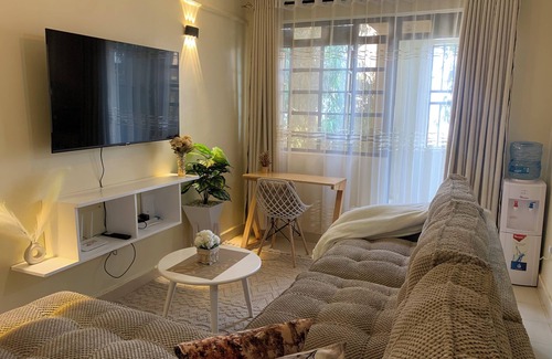 Nairobi Apartment | Stylish charm with warm neutrals in vibrant Nairobi