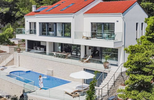 Lumbarda Villa | Elegant Villa Hera with Pool Near Beaches on Korcula Island