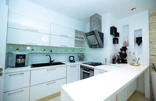 Vlore Apartment | Romantic Penthouse with Hot Tub, 5 Min Walk to Beach