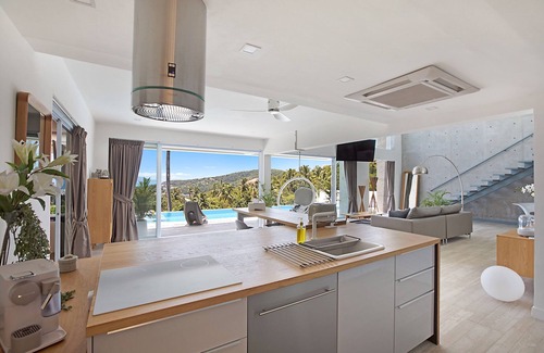 Bophut Hills Villa | Bright Sea View Villa with Pool and Family Amenities