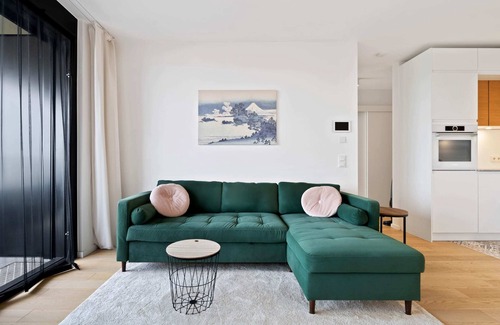 Gasperich Apartment | Stylish Stay in w/Kitchen, Parking & Essentials