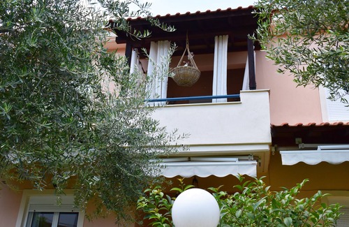 Pefkochori House | Stylish Villa Steps from the Beach with Ocean View & Pool