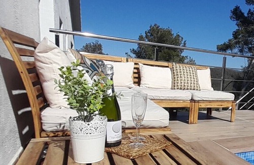 Olivella Villa | Villa Reina Avril: Tranquil Retreat Near Sitges with Spa & Pool