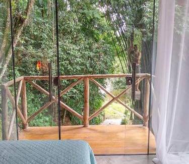 Antonio Carlos Cabin | Relaxing Suite with Waterfall and Oceanfront Amenities