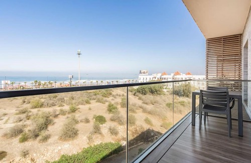 Ain Diab Apartment | Elegant Appart Ocean Park with Pool and Ocean Views