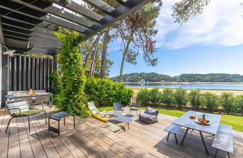 Soorts-Hossegor House | Sublime Villa Basco-landaise Avec Accès Privé au lac