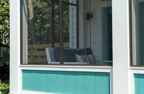 Saugatuck Apartment | Prime Downtown Retreat with Ocean View and Pool Access