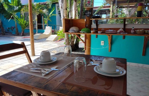 Sao Miguel de Touros Hotel | Serene Suite "Amor" at a Cozy Inn with Pool Access