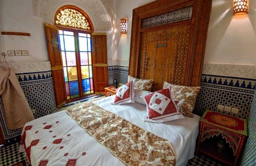 Talaa Hotel | Family-Friendly Suite with 4 Beds in a Fes Riad
