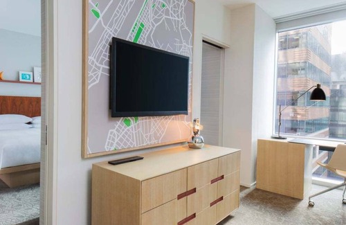 Theater District House | Inviting Suite with Connecting Room at 4.5⭐️ Hotel