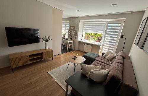 Kedainiai Apartment | Delightful Suite Dreams: Pet & Child Friendly Retreat