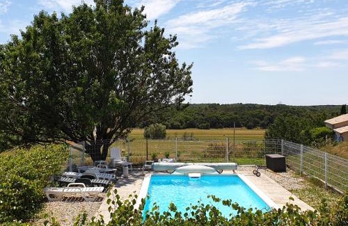 Pougnadoresse House | Private Suite Near Uzès with Pool and Ocean View